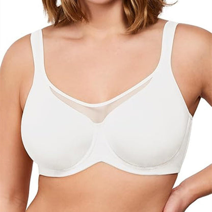 Smooth Soft Full Coverage Bra - White - 46 - H - image 1