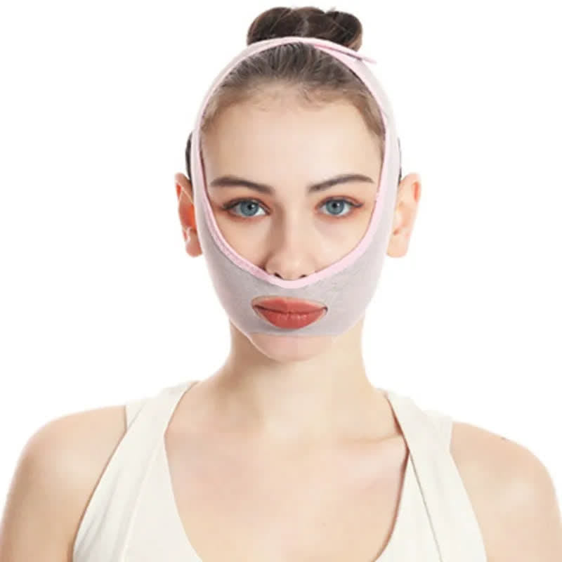 ComfortFit Elastic V Contour Face Wrap – Jawline Shaper & Masseter ...