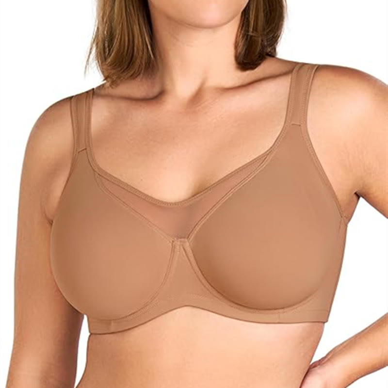 Natural Shaping Full Coverage Bra - Khaki - 46 - H - image 2