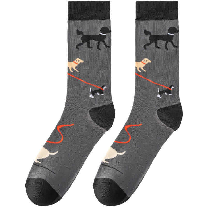 Playful Dog Rabbit Quarter Socks - image 7