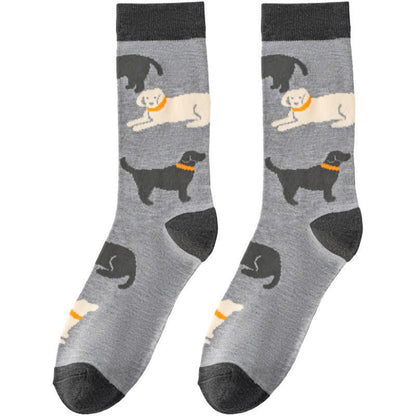 Playful Dog Rabbit Quarter Socks - image 6