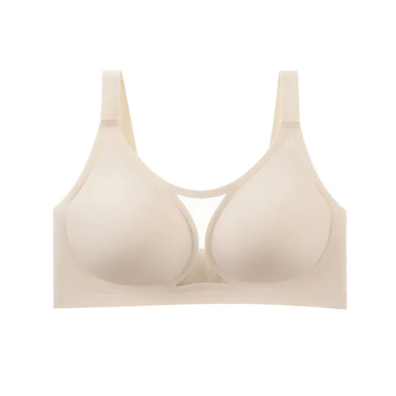 Comfort Mesh Wireless Bra - Nude - 48 - F - image 3