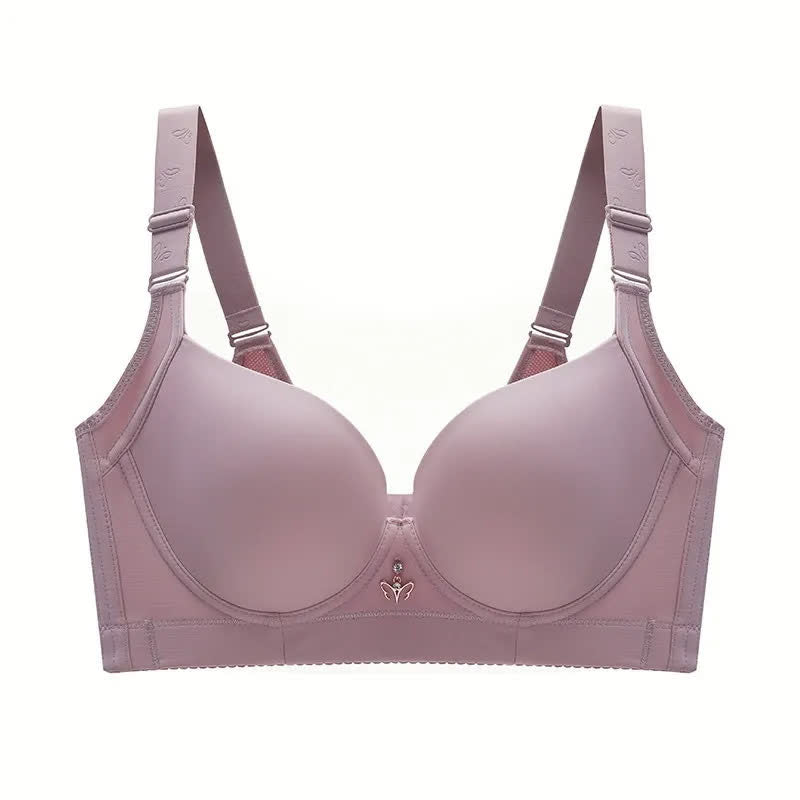 Seamless Soft Underwire Bra - Pink - 48 - D - image 7