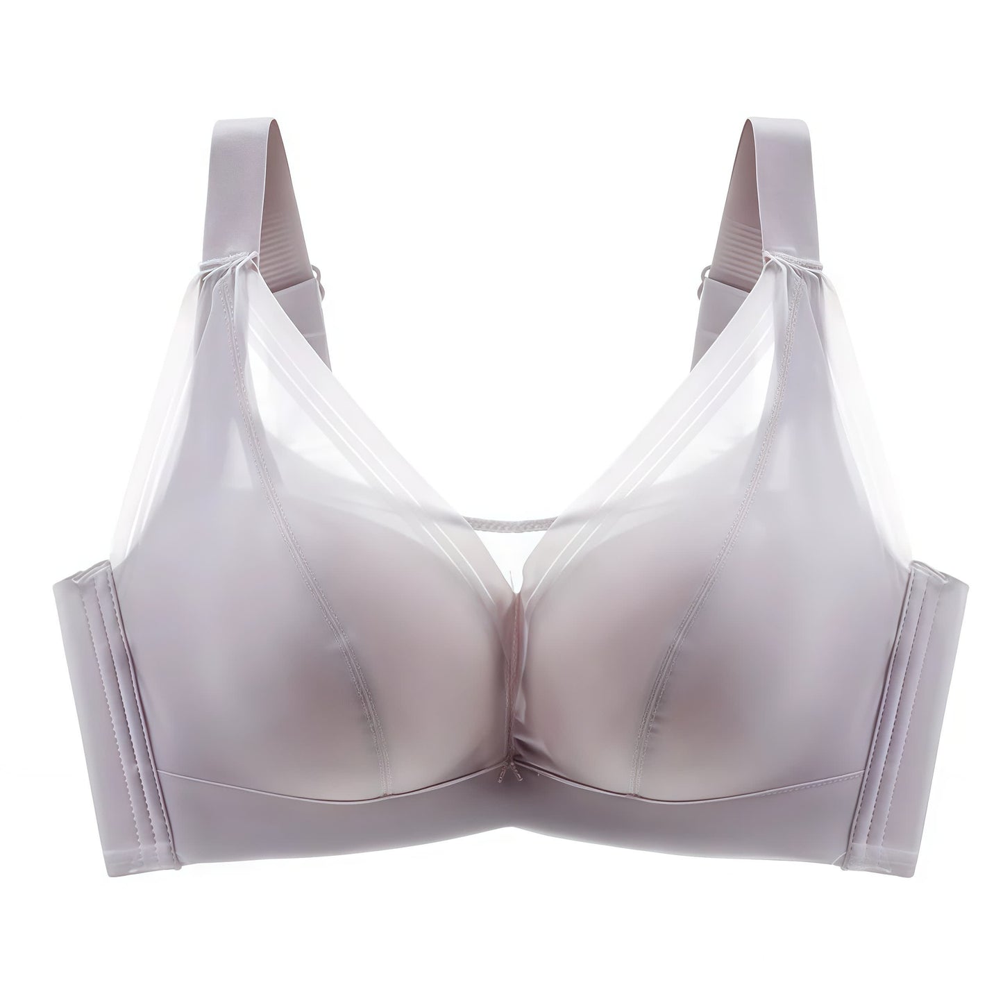 Seamless Comfort Underwire Bra - Purple - 46 - E - image 3