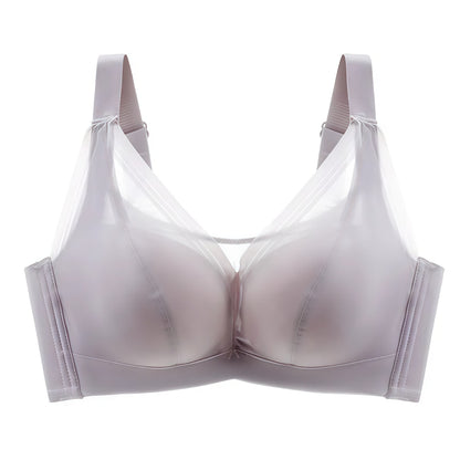 Seamless Comfort Underwire Bra - Purple - 46 - E - image 3
