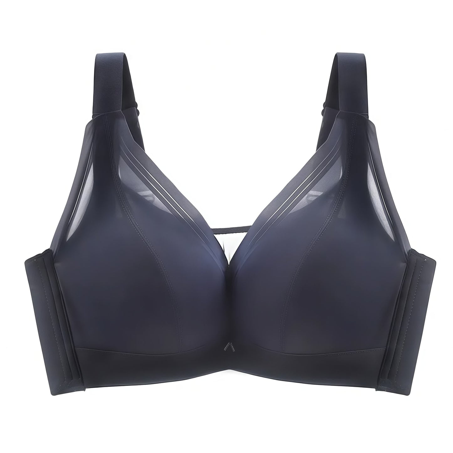 Seamless Comfort Underwire Bra - Blue - 46 - E - image 4