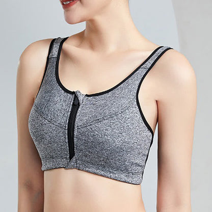 Front Zip Support Sport Wireless Bra(2 Packs) - image 5