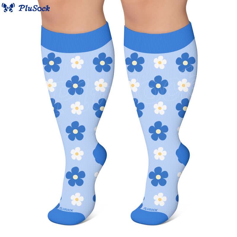 Plus Size Butterfly Star Compression Socks - image 4