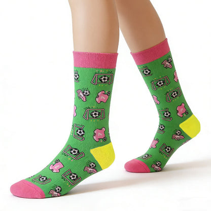 Soccer Stripe Cotton Quarter Socks(3 Pairs) - image 7