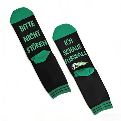 Soccer Stripe Cotton Quarter Socks(3 Pairs) - Black - EU39-44(US6-10) - image 12