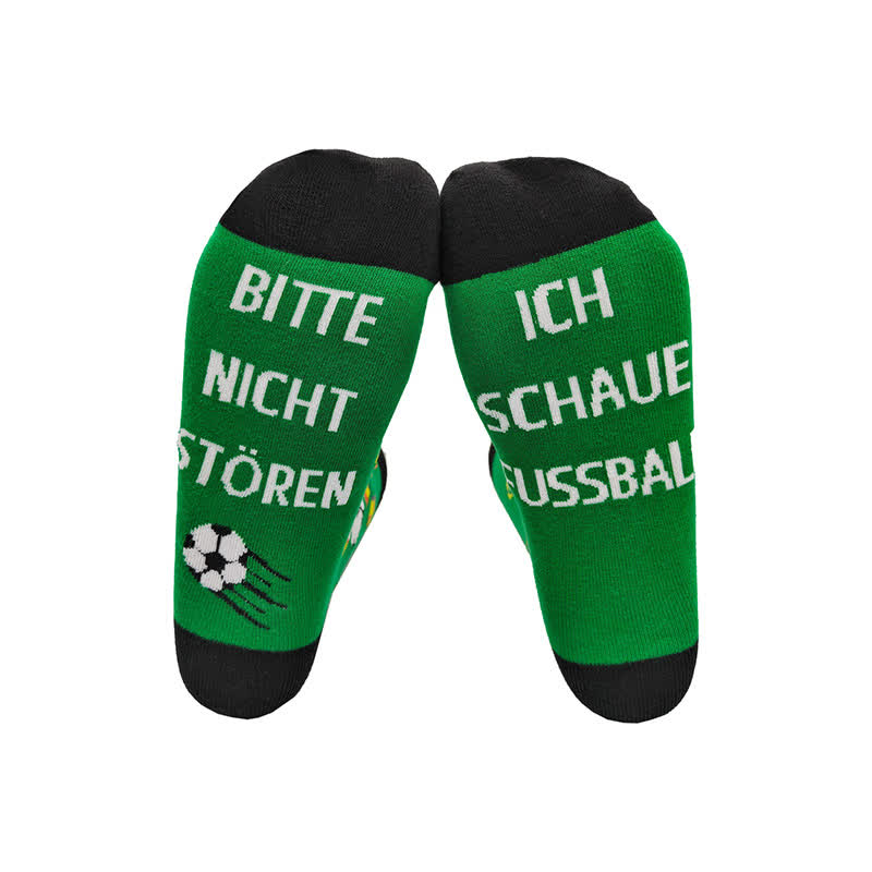 Funny Soccer Graphic Quarter Socks(2 Pairs) - image 4