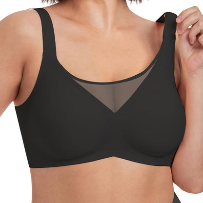 Everyday Support Wireless Bra - Black - 3XL - image 1