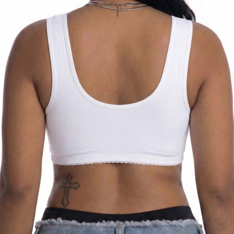 Lace Front Closure Wireless Bra - image 5