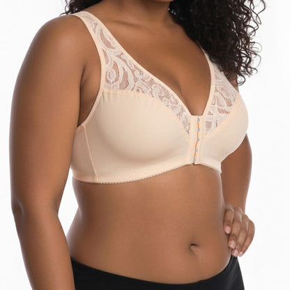 Lace Front Closure Wireless Bra - image 15