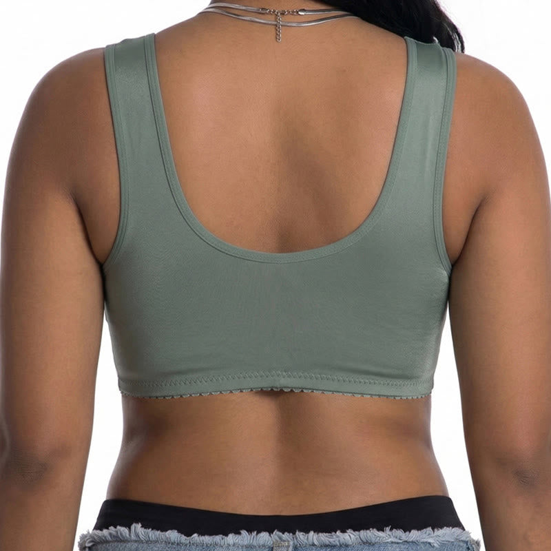 Lace Front Closure Wireless Bra - image 11