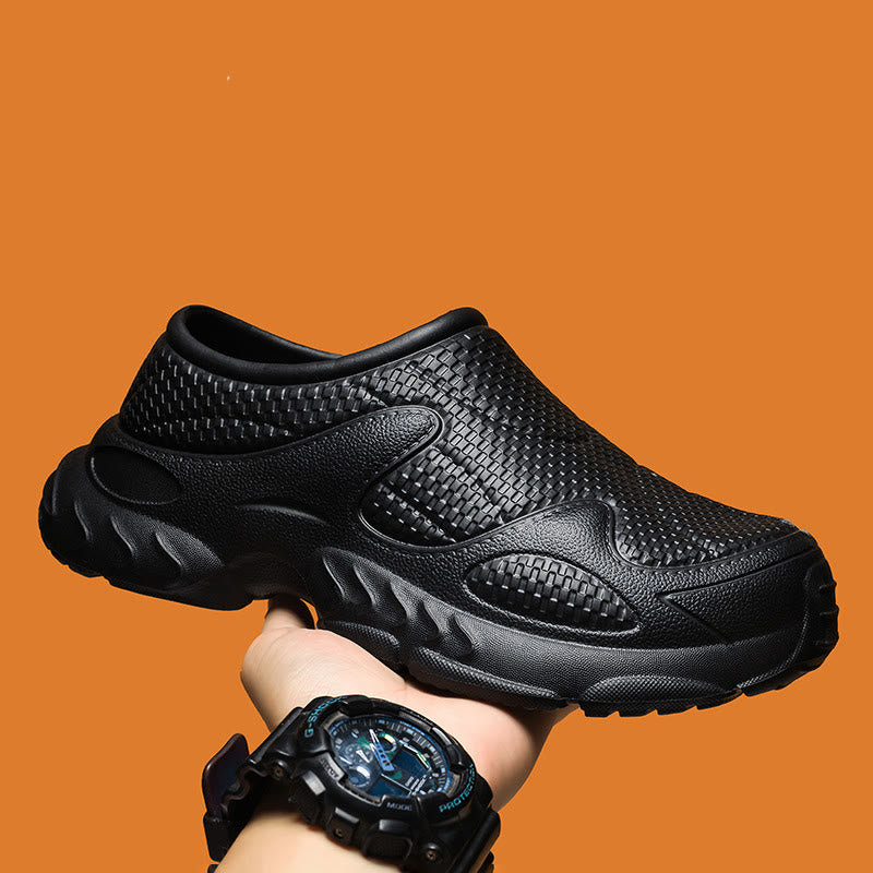 Plus Size Cushioned Everyday Work Shoes - Black - EU44(US10) - image 13