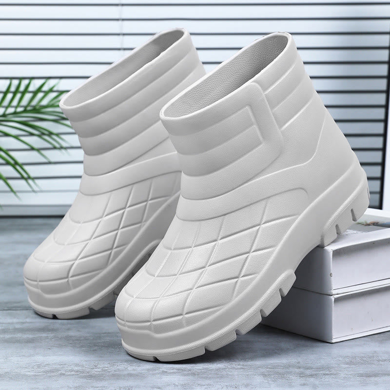 Plus Size Waterproof Thicken Work Shoes - Grey - EU44-45(US10-11) - image 16
