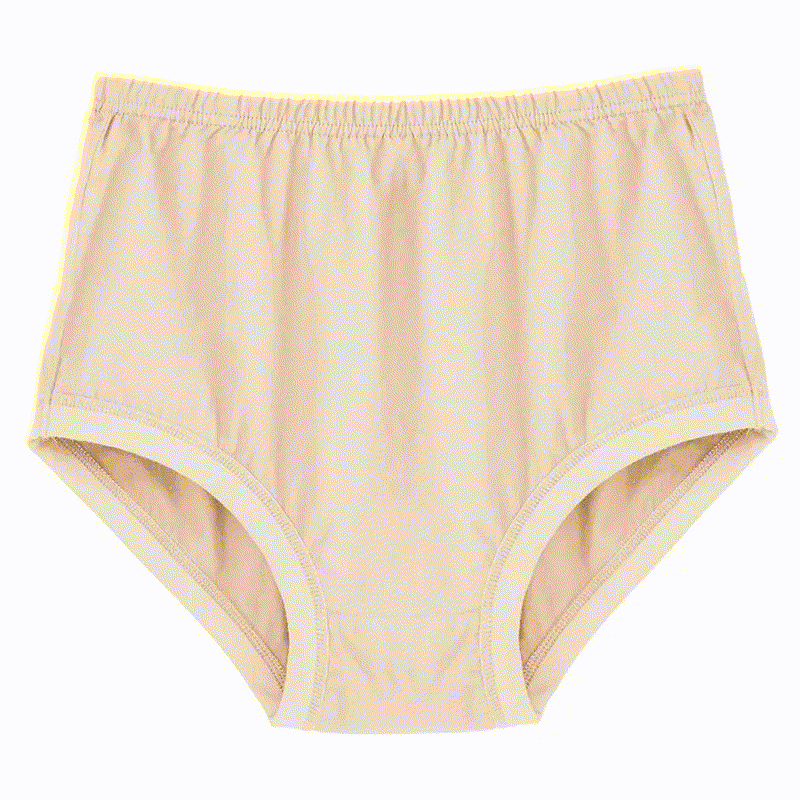 Soft Cotton Floral High Waist Panty(2 Packs) - Nude - XXXL - image 5
