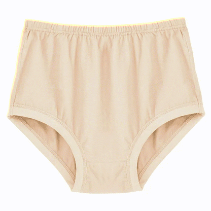 Soft Cotton Floral High Waist Panty(2 Packs) - Nude - XXXL - image 5