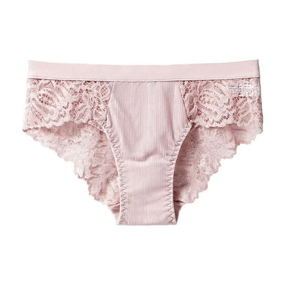 Soft Stretch Lace Hipster Panty(3 Packs) - Pink - XXL - image 7