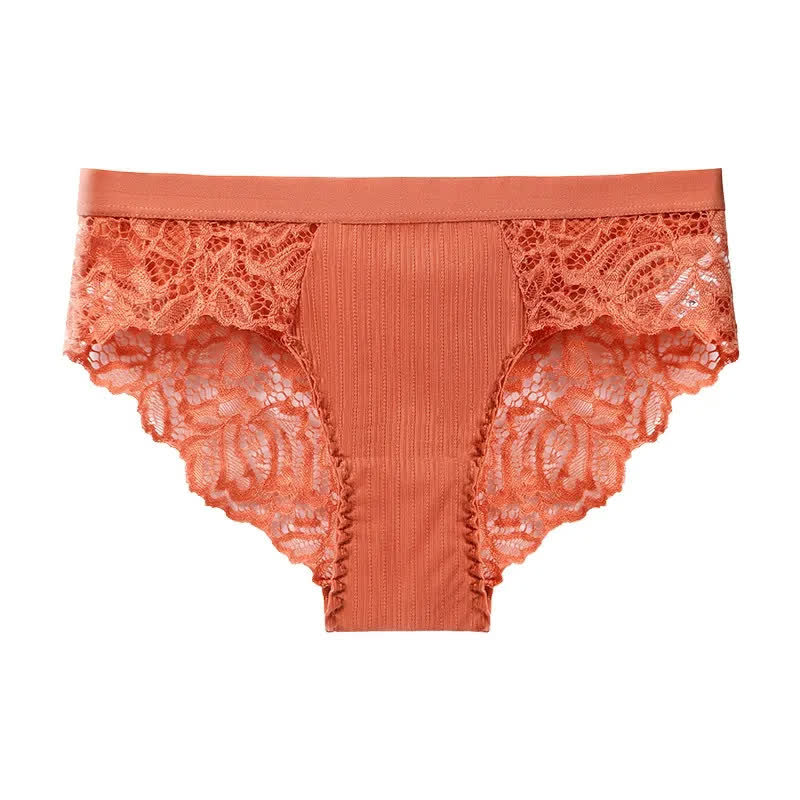 Soft Stretch Lace Hipster Panty(3 Packs) - Red - XXL - image 8