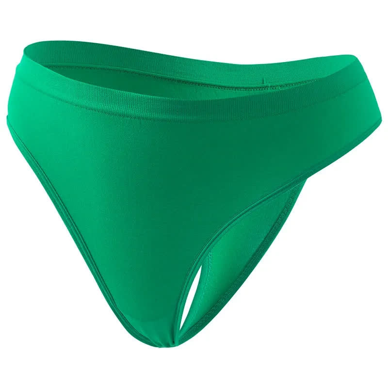 Seamless Breathable Shaping Panty(3 Packs) - Green - 5XL - image 21