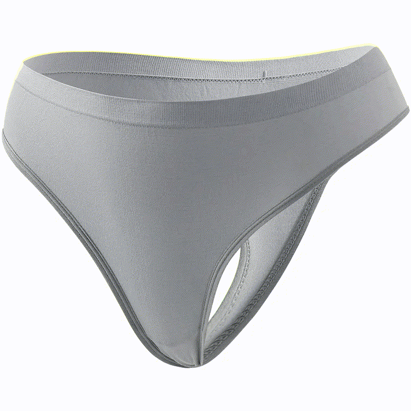 Seamless Breathable Shaping Panty(3 Packs) - Grey - 5XL - image 14