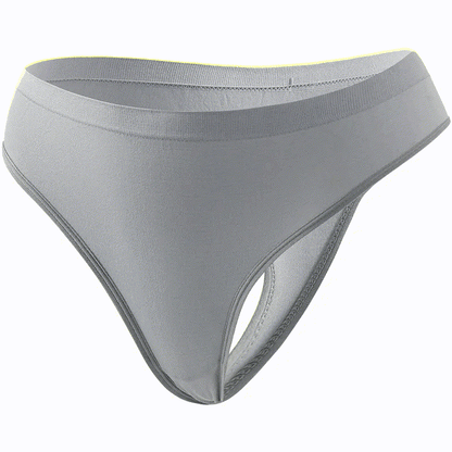 Seamless Breathable Shaping Panty(3 Packs) - Grey - 5XL - image 14