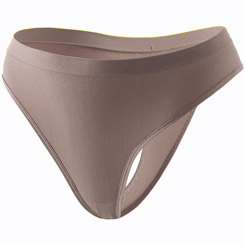 Seamless Breathable Shaping Panty(3 Packs) - Camel - 5XL - image 19
