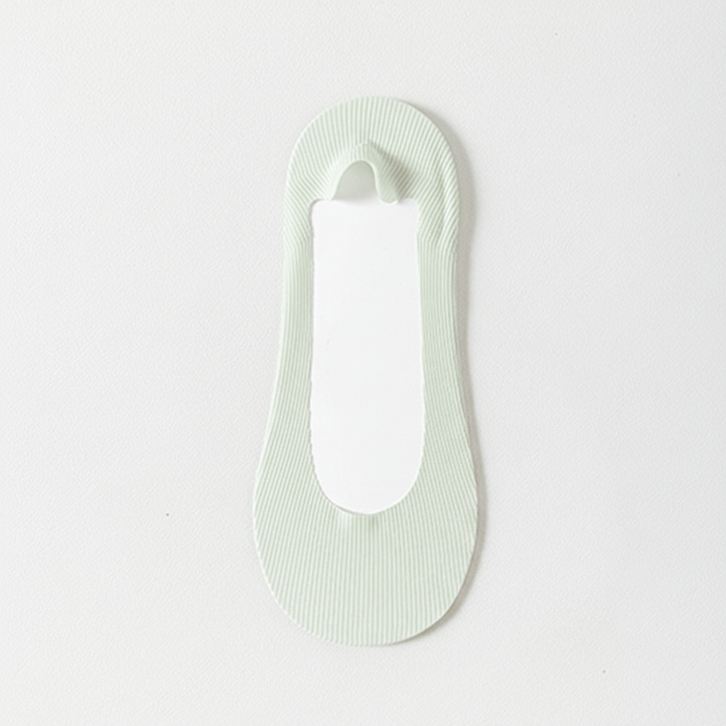 Ultra Thin No Show Socks(7 Pairs) - Green - EU39-44(US6.5-9.5) - image 4