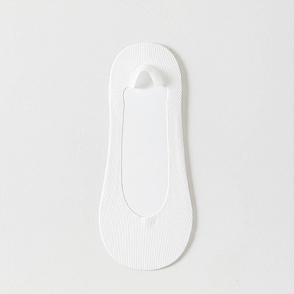 Ultra Thin No Show Socks(7 Pairs) - White - EU39-44(US6.5-9.5) - image 2