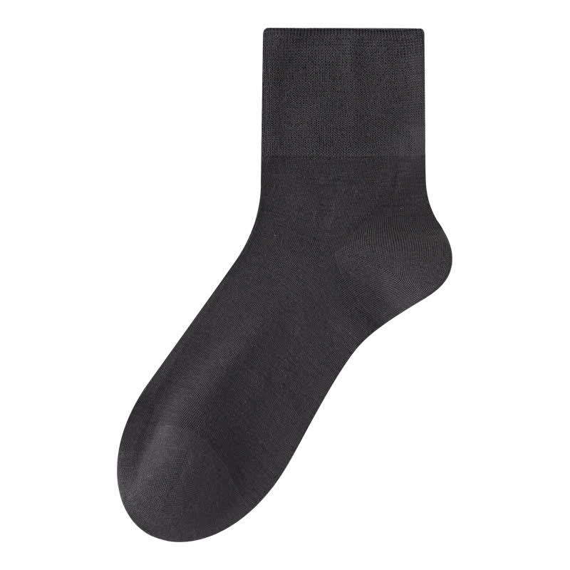 Silk Sheer Quarter Socks (3 Pairs) - Grey - EU40-45(US7-10) - image 4
