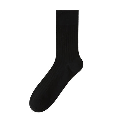 Silk Quarter Socks (5 Pairs) - Black - EU39-44(US6.5-9.5) - image 1