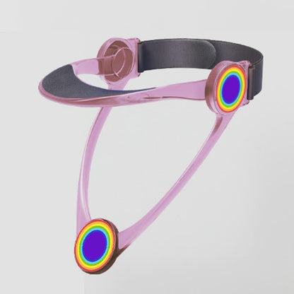 Rainbow Translucent Support Neck Brace - Pink - One Size - image 6