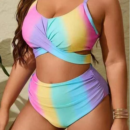 Tie‑Back Swimwear - Metallic - XXXXXL - image 1