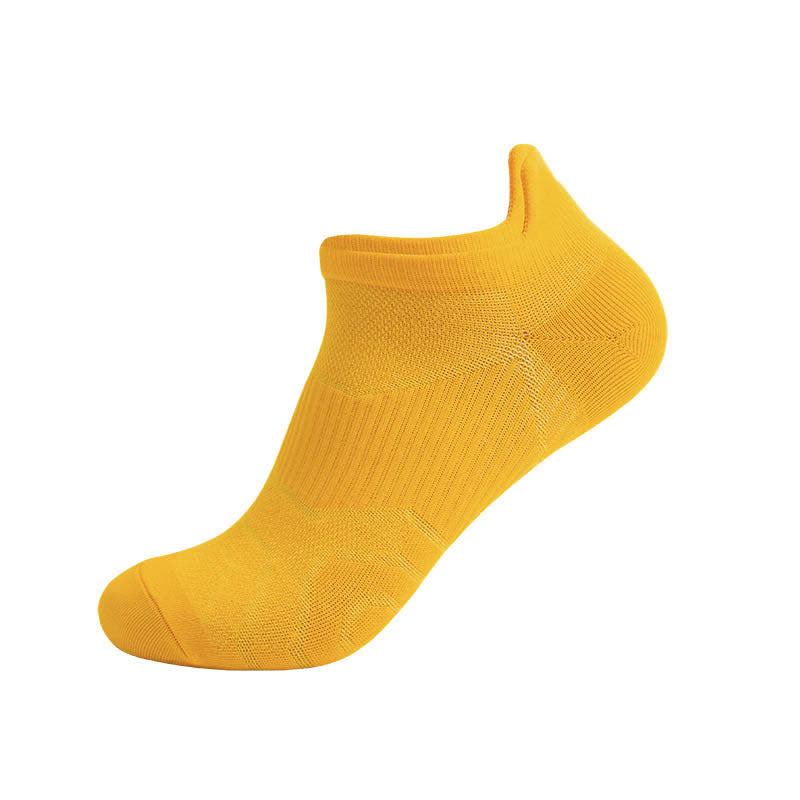 Sports Durable Ankle Compression Socks(9 Pairs) - Yellow - EU37-44(US4-10) - image 9