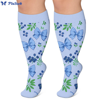 Plus Size Fruit Popsicle Compression Socks - image 2