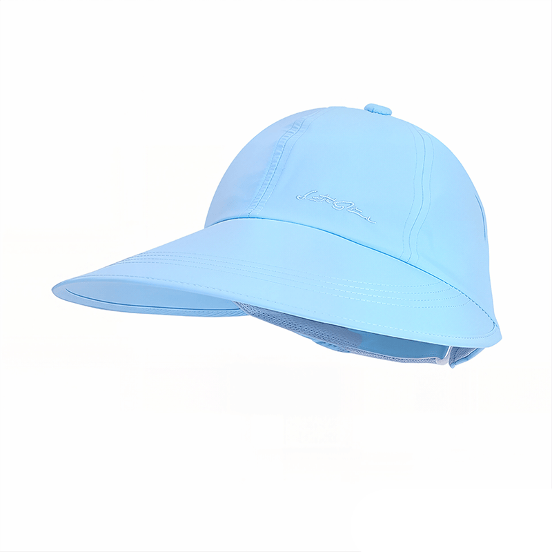 Outdoor Wide Brim Quick Dry Sun Hat - Blue - One Size - image 6