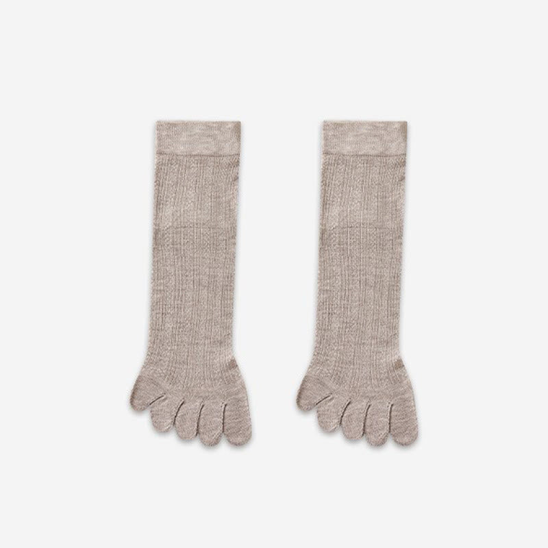 Bamboo Breathable Quarter Socks(3 Pairs) - Coffe - EU39-44(US6-10) - image 6