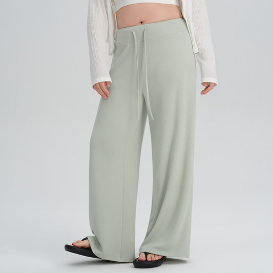 Flow Soft Yoga Wide Leg Pants - Green - XXXXXXL - image 0