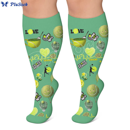 Plus Size Ball Sports Compression Socks - image 3