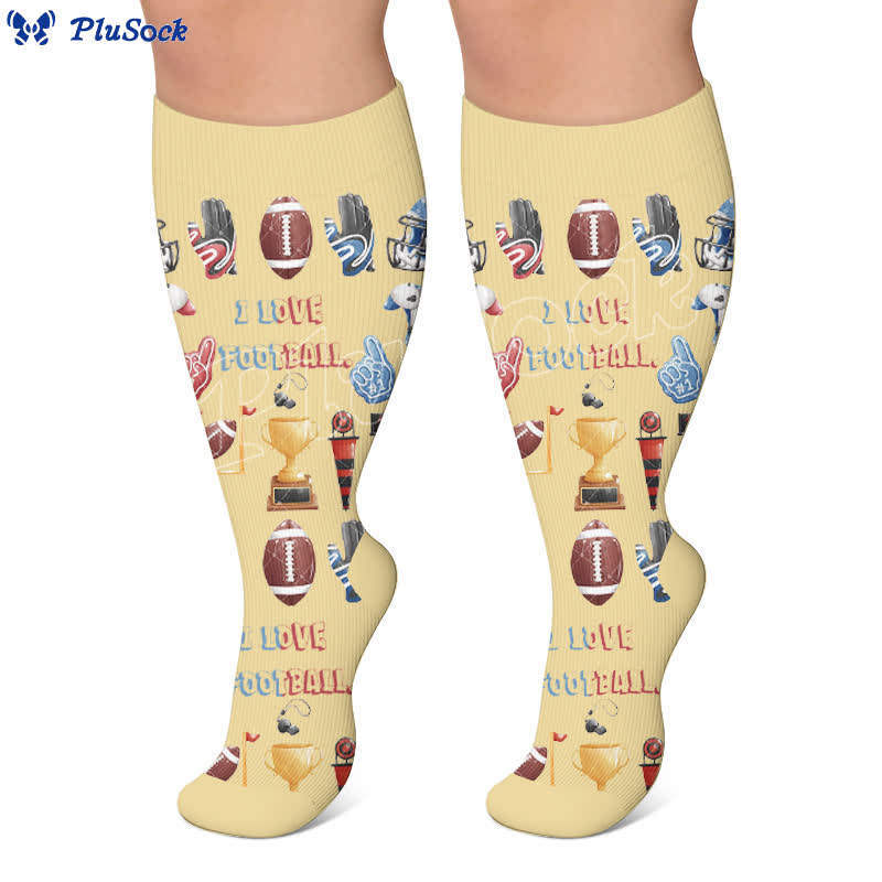 Plus Size Ball Sports Compression Socks - image 4