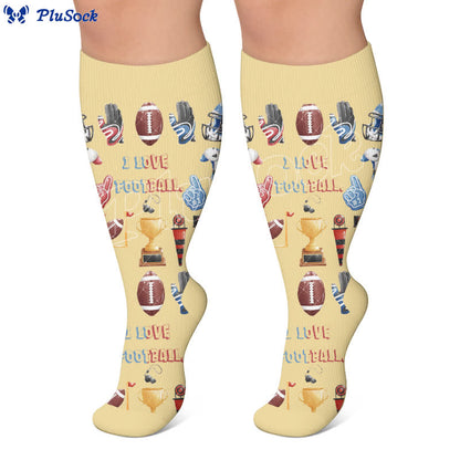 Plus Size Ball Sports Compression Socks - image 4
