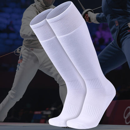 Plus Size White Compression Socks(3 Pairs) - White - EU39-44(US6-10) - image 5