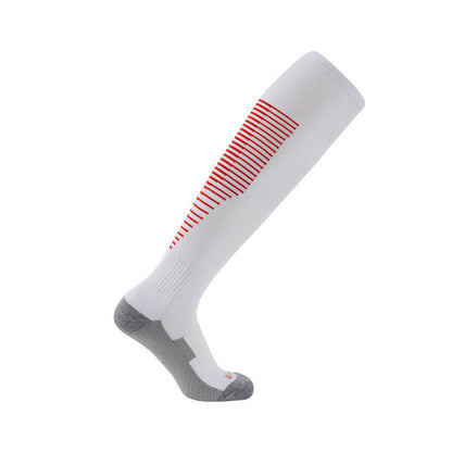 Sporty Look Knee High Socks(4 Pairs) - White-A - EU38-45(US5-11) - image 7