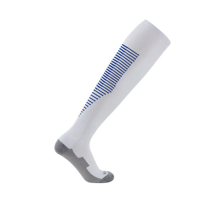 Sporty Look Knee High Socks(4 Pairs) - White-B - EU38-45(US5-11) - image 5