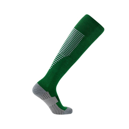 Sporty Look Knee High Socks(4 Pairs) - Green - EU38-45(US5-11) - image 10