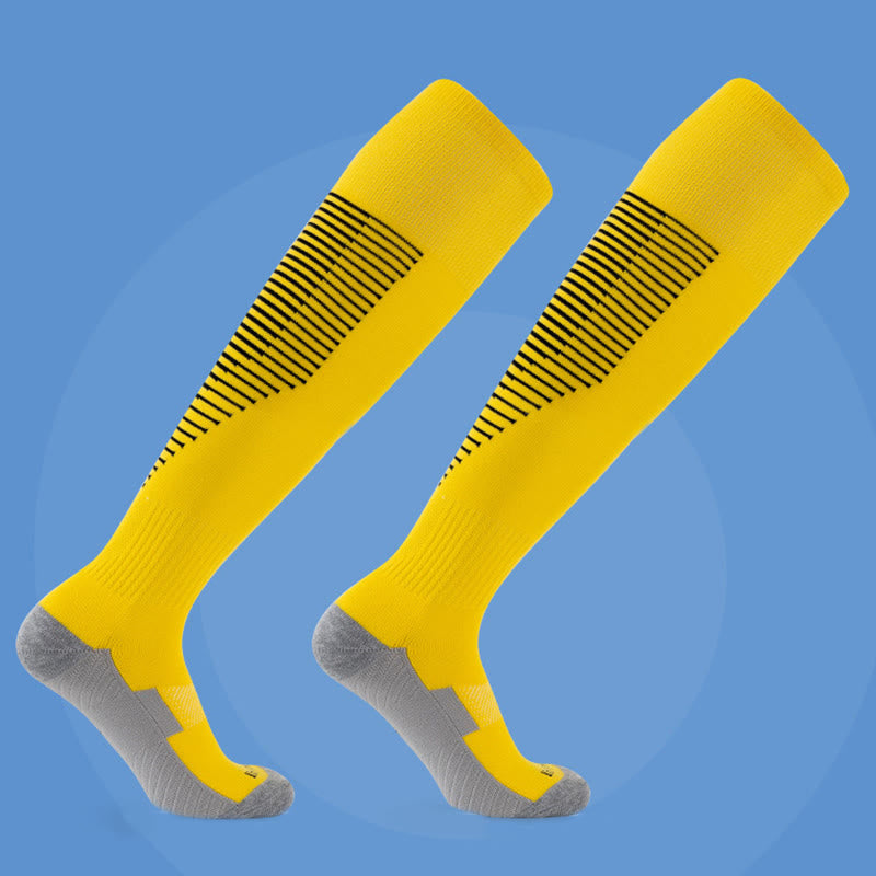 Sporty Look Knee High Socks(4 Pairs) - image 15