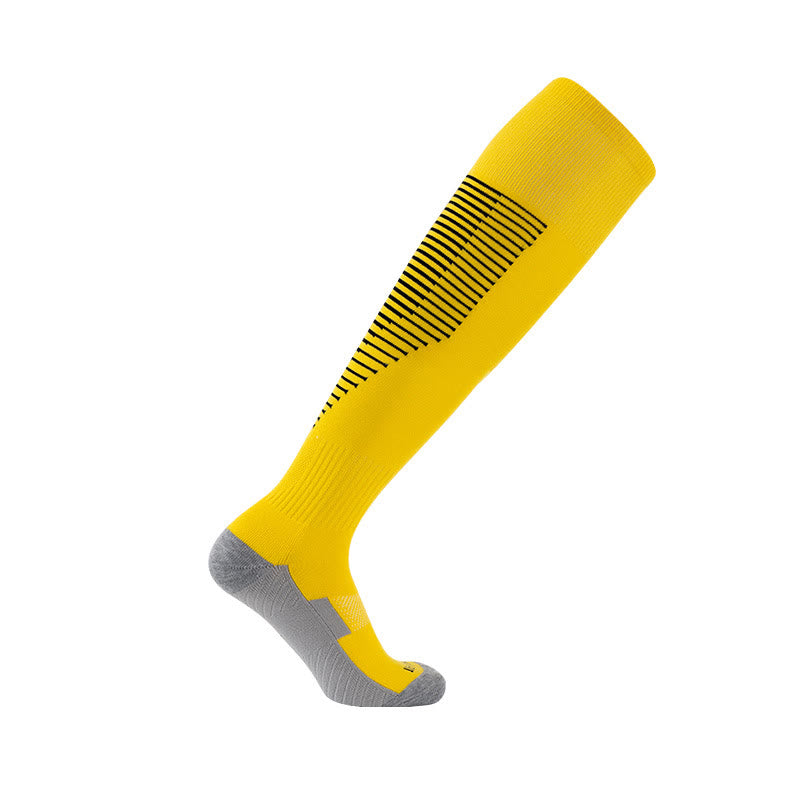 Sporty Look Knee High Socks(4 Pairs) - Yellow - EU38-45(US5-11) - image 11