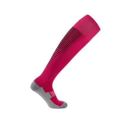 Sporty Look Knee High Socks(4 Pairs) - Rose - EU38-45(US5-11) - image 9